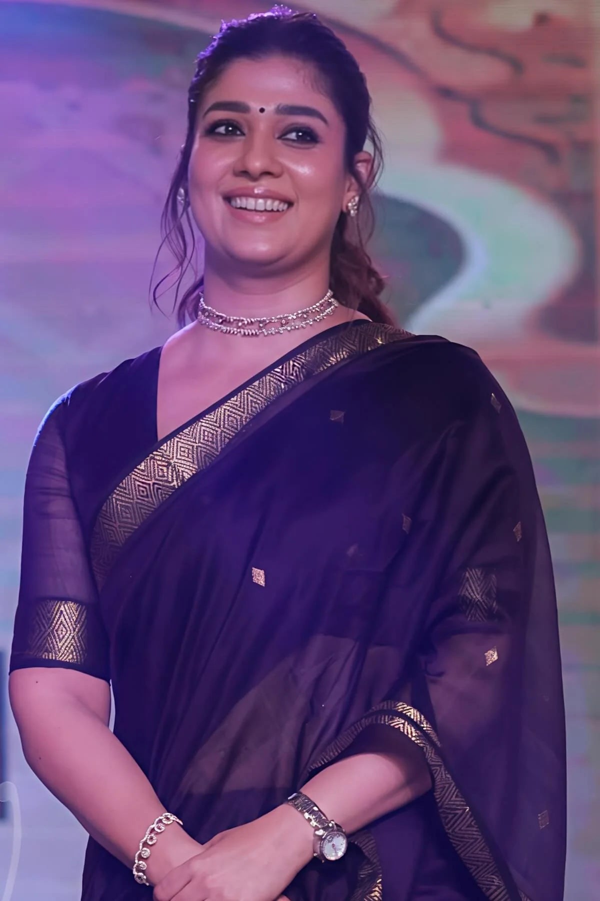 Bollywood Style Purple Cotton Silk Saree With Majestic Blouse Piece